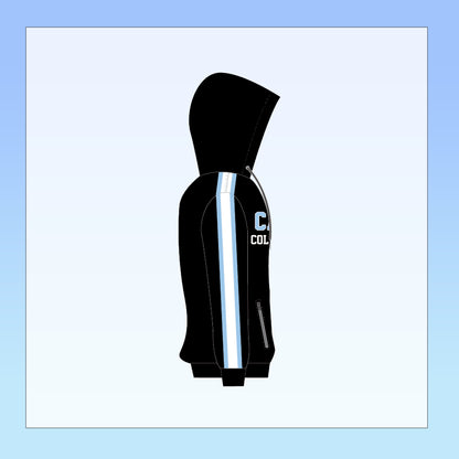 Carson Colts Soccer Zip Up Black