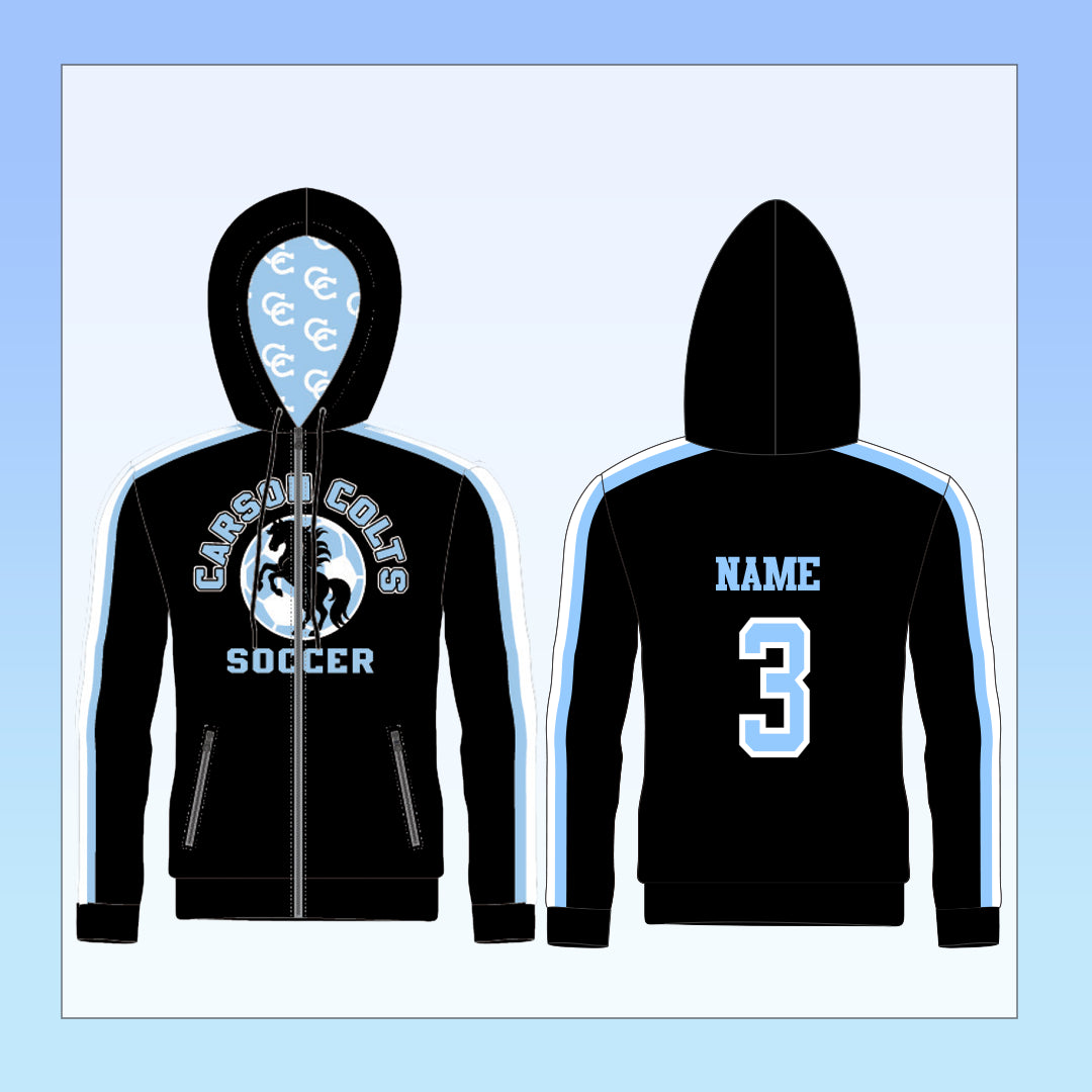 The Colts Zip Up Black