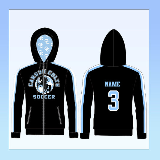 The Colts Zip Up Black